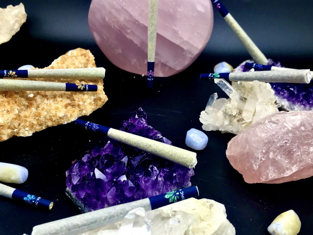 crystals and pre rolls