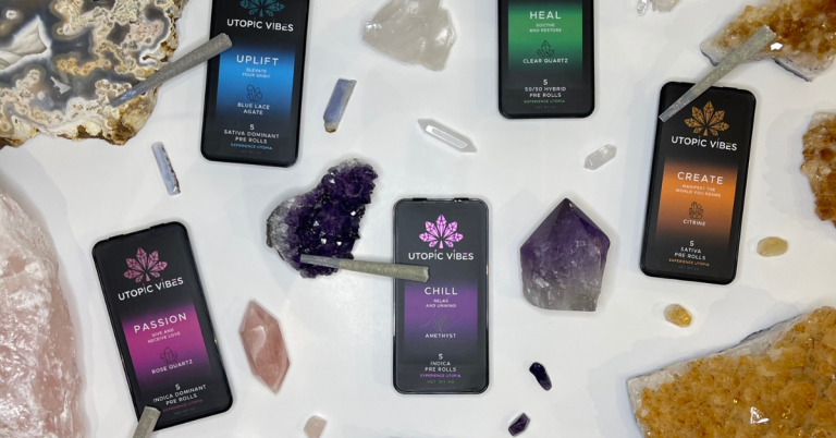 crystals in healing with Utopic Vibes
